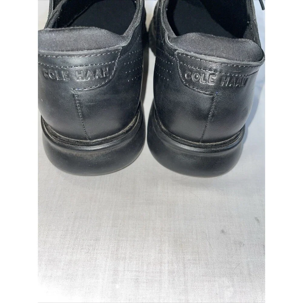 Cole Haan 20 Grand Men’s Athleisure Oxfords Size 10.5 M Black Leather Going Out